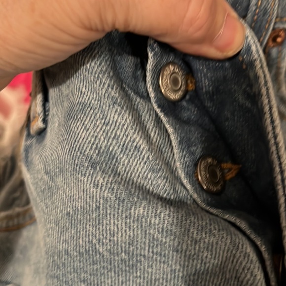 NWT OLD NAVY SKY HIGH STRAIGHT LEG DISTRESS JEAN - Picture 12 of 14